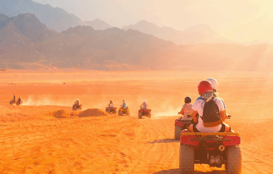 Quad Bike Adventure in Hurghada with group