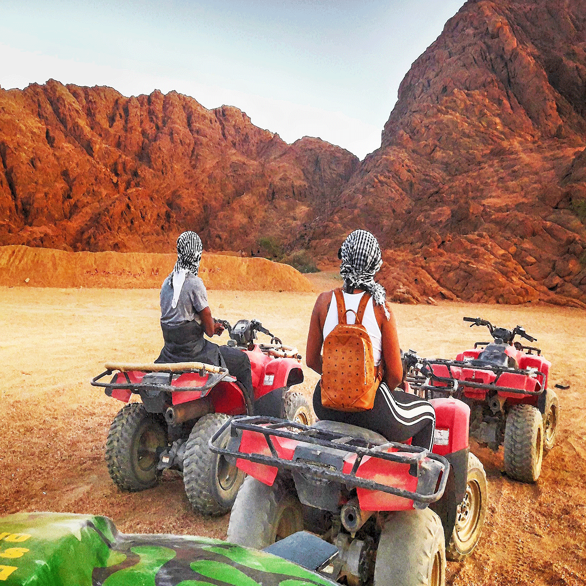 Welcome to Explore the Desert Landscapes on a Thrilling Quad Bike Adventure